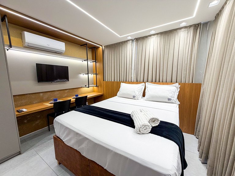 Acorde com o Mar | Varanda Ampla | 140m da Praia