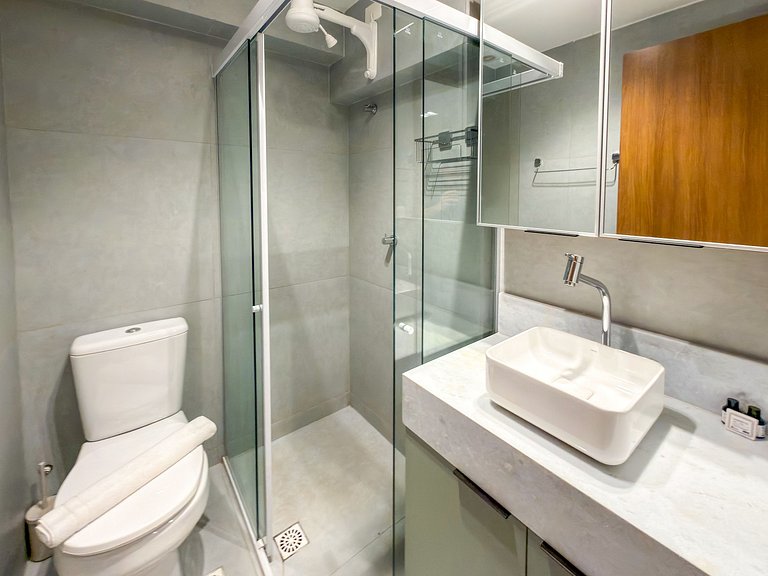 Estúdio Perfeito | Terraço | Beira Mar | Piscina