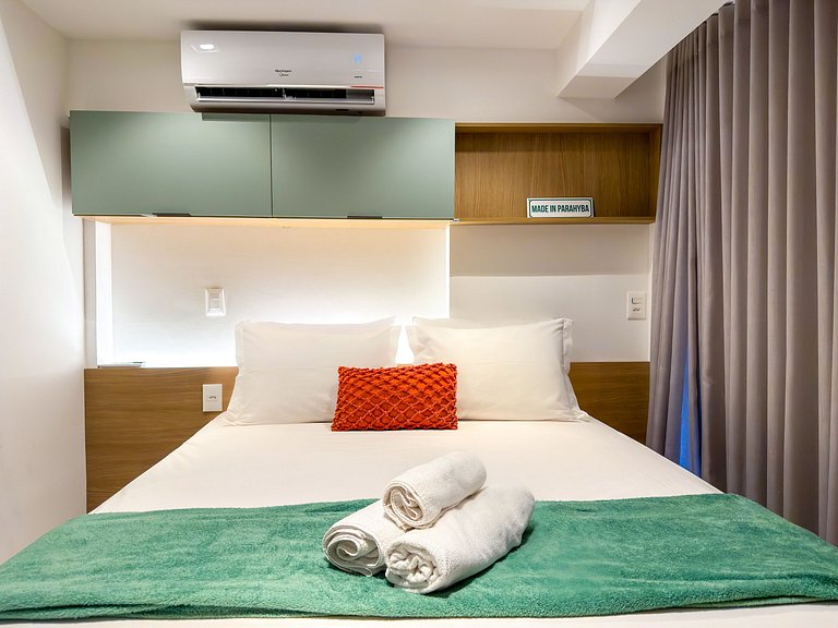 Estúdio Perfeito | Terraço | Beira Mar | Piscina