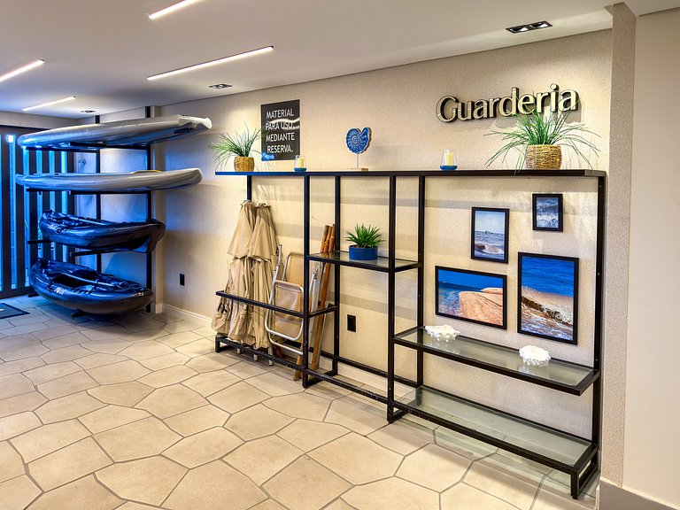 Studio Vista Mar | Pé na Areia + Piscina Incrível