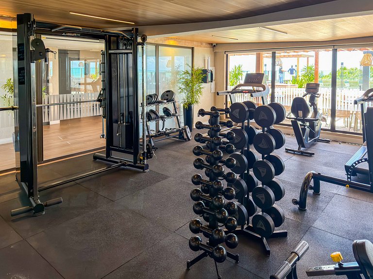Apto Vista Mar | Pé na Areia + Piscina Incrível