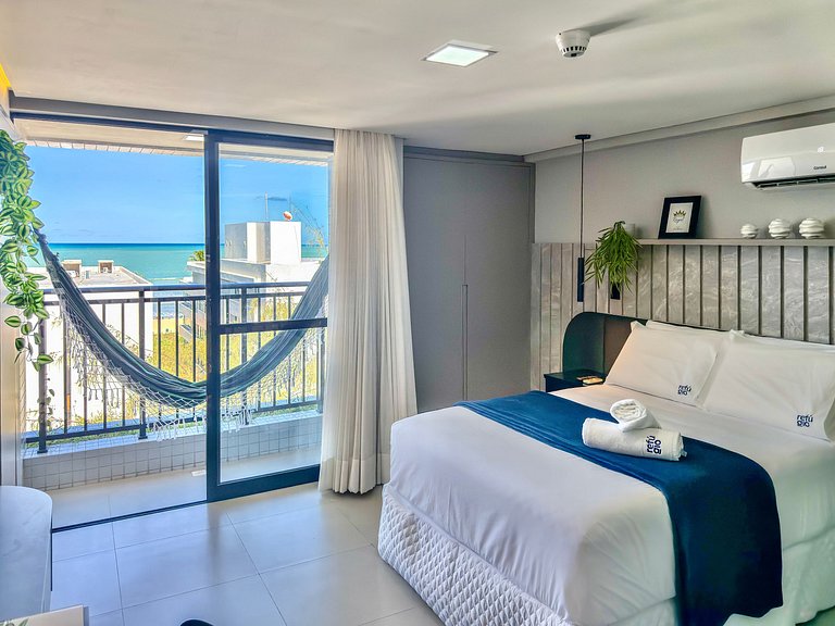 Studio Vista Mar e varanda |70m da praia - Get One