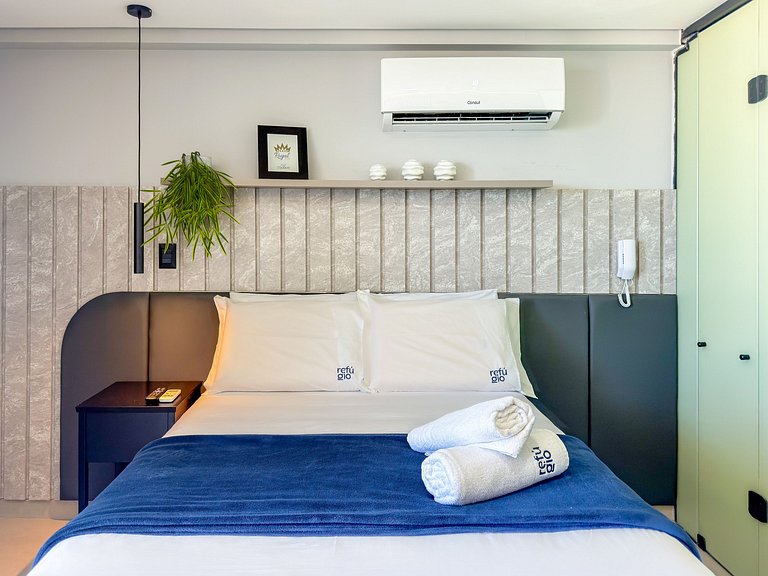 Studio Vista Mar e varanda |70m da praia - Get One