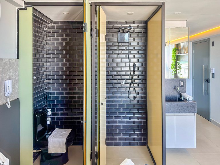 Studio Vista Mar e varanda |70m da praia - Get One