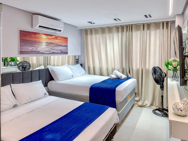 Apto Perfeito a 200 m da Praia | Área Turística