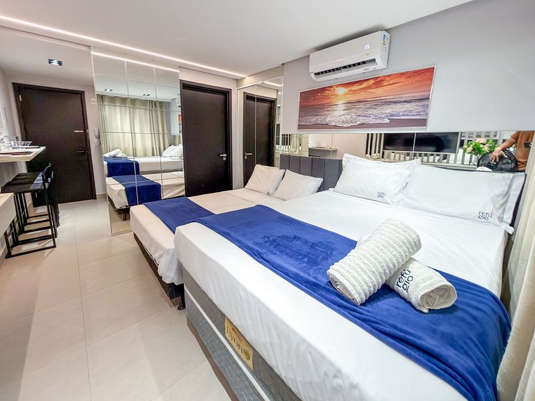 Apto Perfeito a 200 m da Praia | Área Turística