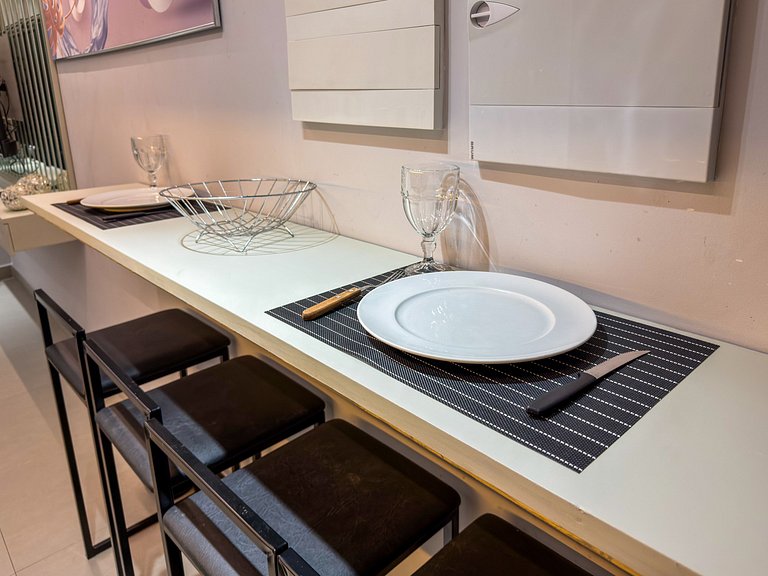 Apto Perfeito a 200 m da Praia | Área Turística