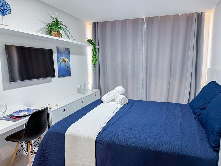 Apto Vista Incrível – Piscina c/ Cenário Paraíso