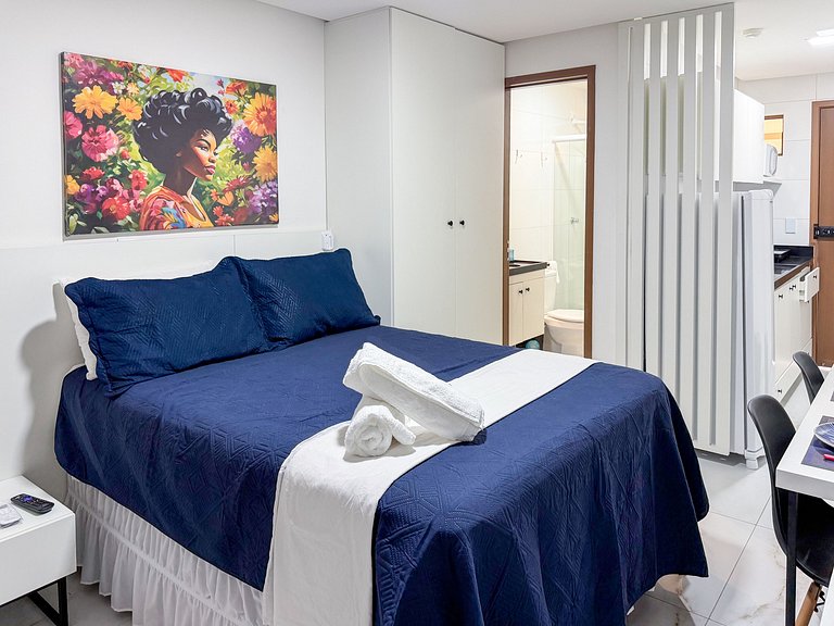 Apto Vista Incrível – Piscina c/ Cenário Paraíso