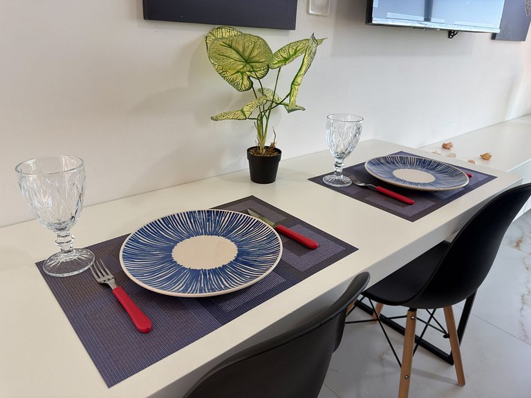 Apto Vista Incrível – Piscina c/ Cenário Paraíso