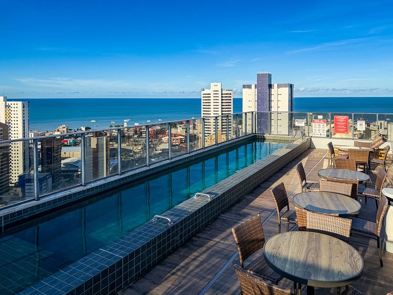 Vista Mar | Ótima Localização | Completo c/ 2 Qtos