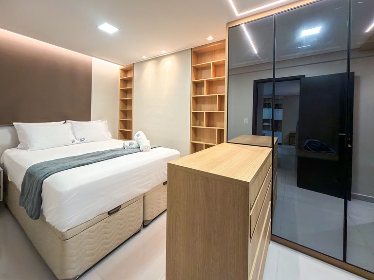 Vista Mar | Ótima Localização | Completo c/ 2 Qtos