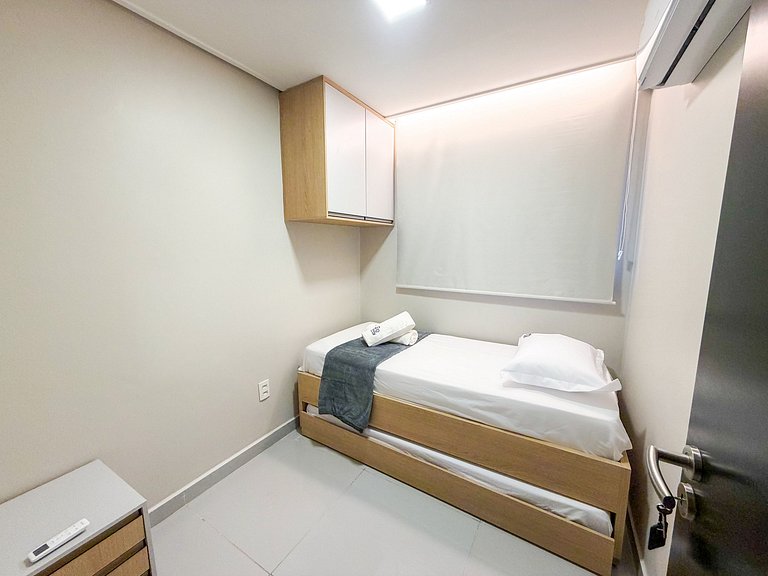 Vista Mar | Ótima Localização | Completo c/ 2 Qtos