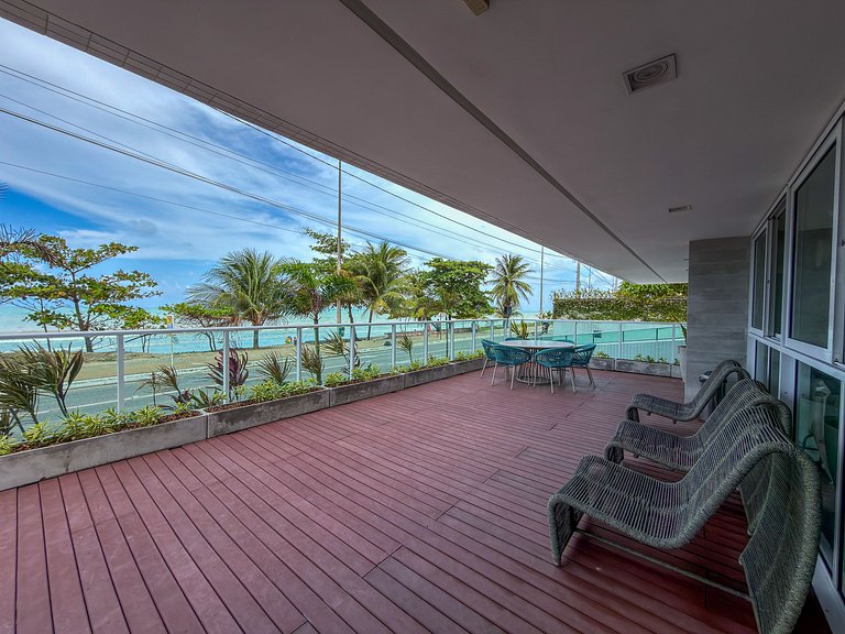 Completo c/ 2 Qtos | Vista Mar | Beira-mar