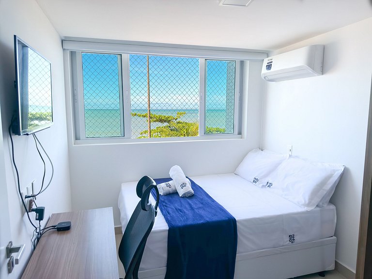 Completo c/ 2 Qtos | Vista Mar | Beira-mar