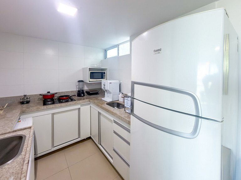 Completo c/ 2 Qtos | Vista Mar | Beira-mar