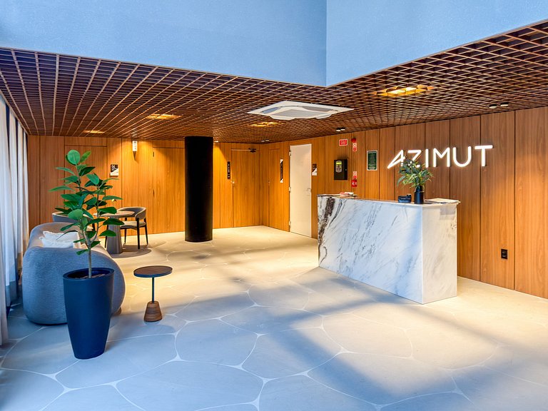 Studio Completo | Beira Mar e Piscina Rooftop