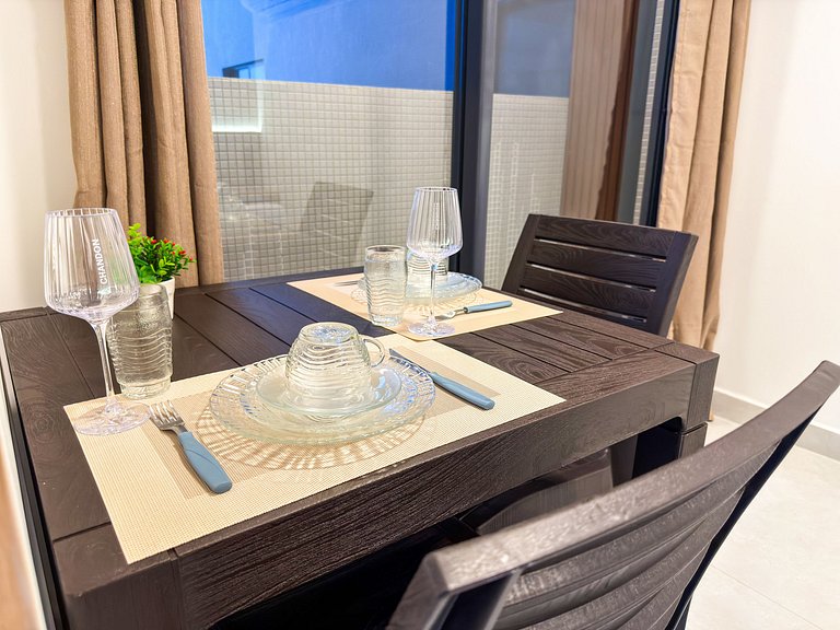 Studio Vista Mar | Beira Mar + Piscina Rooftop