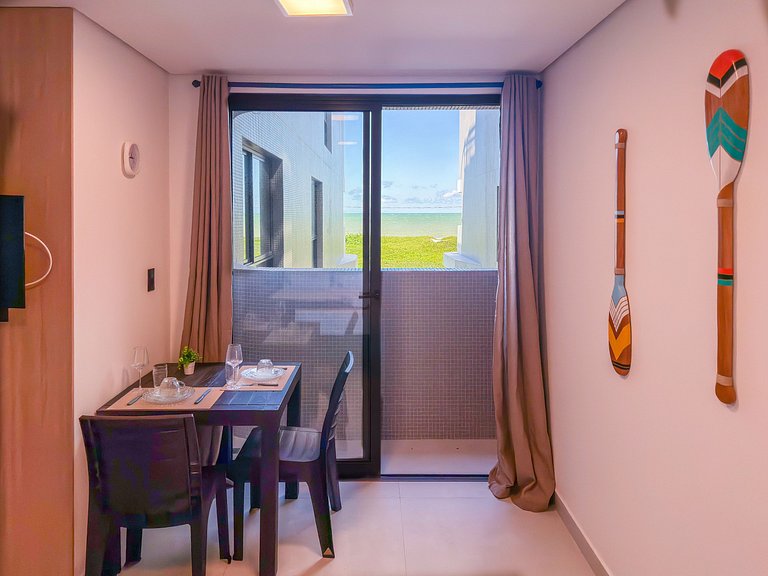 Studio Vista Mar | Beira Mar + Piscina Rooftop