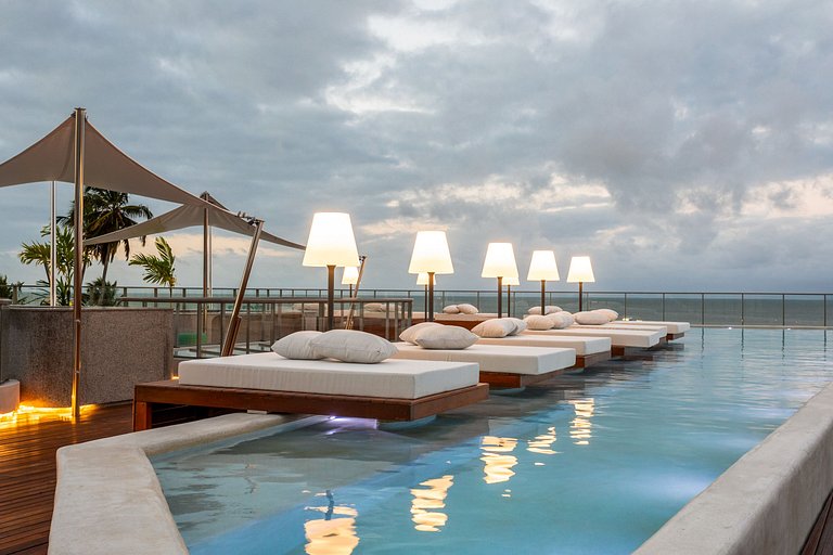 Setai Yacht | Studio c/ Vista • Piscina no Rooftop • Beira M