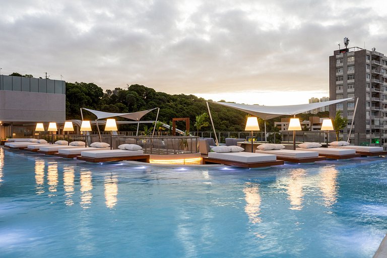 Setai Yacht | Studio c/ Vista • Piscina no Rooftop • Beira M