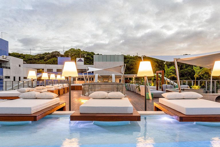 Setai Yacht | Studio c/ Vista • Piscina no Rooftop • Beira M