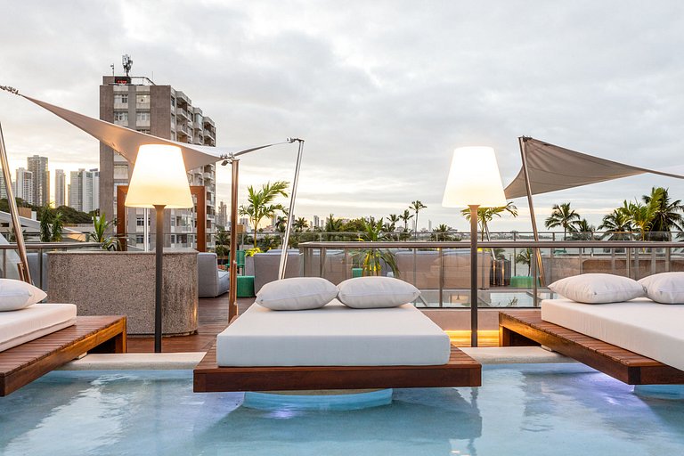 Setai Yacht | Studio c/ Vista • Piscina no Rooftop • Beira M