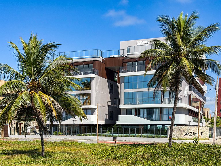 Studio Vista Mar | Beira Mar e Piscina Rooftop