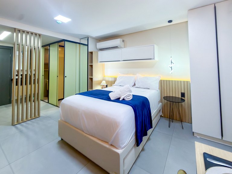 Apto Vista Mar | Pé na Areia + Piscina Incrível