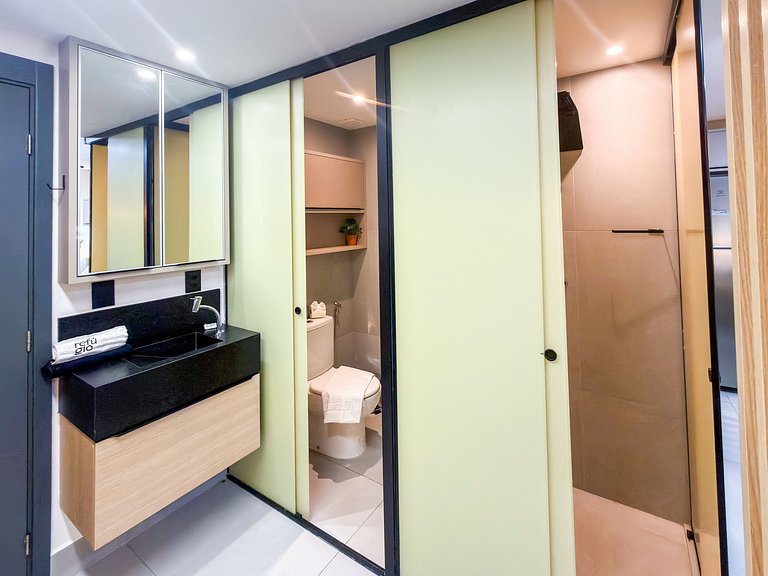 Apto Vista Mar | Pé na Areia + Piscina Incrível